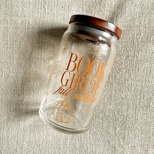 16oz Book Girlie Fall Edition Glass