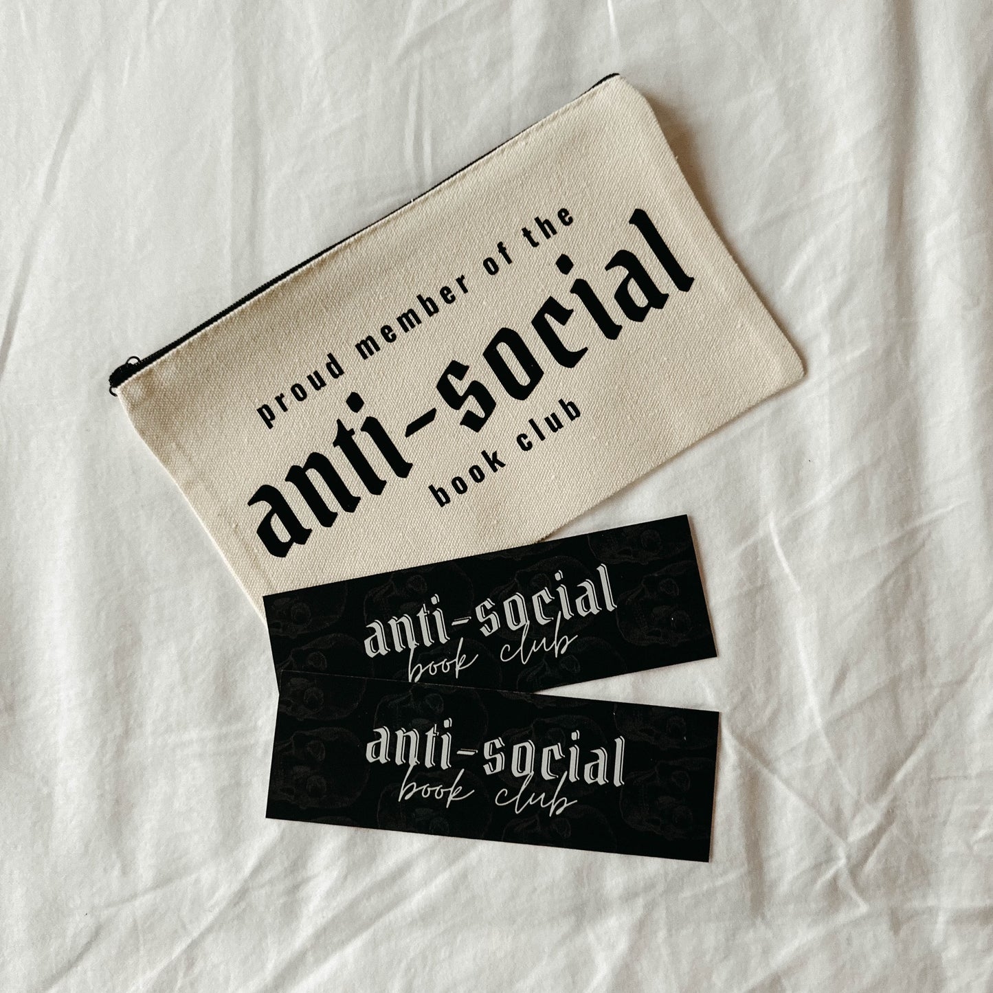 Anti-Social Book Club Bookmark